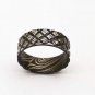 Damascus Steel Ring Band Custom Width Handmade Damascus Ring Men Wedding Ring Men