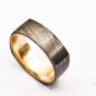Damascus Steel Ring Band Custom Width Handmade Damascus Ring Twisted Damascus