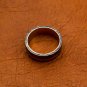 Damascus Steel Ring Yellow gold Outer Liner Yellow Gold Shall Custom Handmade Damascus Ring