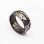 Damascus Steel Ring Band Custom Width Handmade Damascus Ring Men Wedding Ring Men Engagement