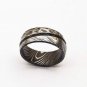 Damascus Steel Ring Band Custom Width Handmade Damascus Ring Men Wedding Ring Men Engagement