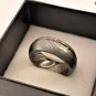 Damascus Steel Ring Band Custom Width Handmade Damascus Ring Men Wedding Ring Men Engagement