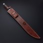 28.5" Custom Hand Made Forged Damascus steel SWORD Handle Stacked Walnut,