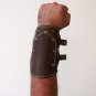 Handmade Leather Wrist Gauntlets Cuff Sheath Arm Bands Renaissance Pirate Costume Punk