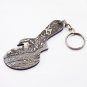 3" Handmade Custom Hand Forged Damascus Steel keychain GUITAR