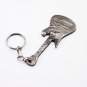 3" Handmade Custom Hand Forged Damascus Steel keychain GUITAR