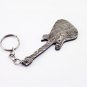 3" Handmade Custom Hand Forged Damascus Steel keychain GUITAR
