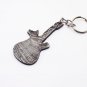 3" Handmade Custom Hand Forged Damascus Steel keychain GUITAR