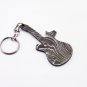 3" Handmade Custom Hand Forged Damascus Steel keychain GUITAR