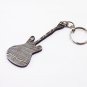3" Handmade Custom Hand Forged Damascus Steel keychain GUITAR