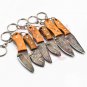 3.5" Collectible Hand Forged Damascus keychain beautiful keychain knife Lot of Six
