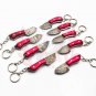 3.5" Collectible Hand Forged Damascus keychain beautiful keychain knife with Leather Cover 950