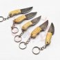 3.5" Collectible Hand Forged Damascus keychain beautiful keychain knife Lot of Five