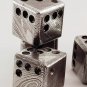 16MM Damascus Dice 20 Dollar per Dice / Hand Forged Steel / Damascus Steel
