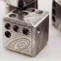 16MM Damascus Dice 20 Dollar per Dice / Hand Forged Steel / Damascus Steel