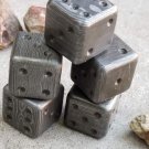 1'' Damascus Dice Per Dice 30 Dollar Hand Forged Steel / Damascus Steel / Reenactment Gift