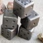 1'' Damascus Dice Per Dice 30 Dollar Hand Forged Steel / Damascus Steel / Reenactment Gift