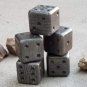 1'' Damascus Dice Per Dice 30 Dollar Hand Forged Steel / Damascus Steel / Reenactment Gift