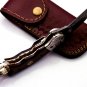 Handmade Damascus Folding Pocket knife Karambit Knife Hunting knife B-161