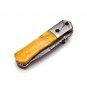 Hunting knife with knife sharpener Damascus Steel Handle Camel Bone with leather Sheath 909