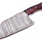 Handmade Damascus Steel trusted butcher knife Cleaver Chopp Heavy Duty Damascus With Leather Sheath