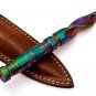 6.5" Custom Handmade Damascus Steel Hunting Tri Dagger 144