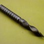 6.5" Damascus Fixed Blade Knife Handmade Tri Dagger Hand Forged Twisted Pattern Kris Blade new 135