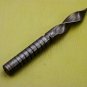 6.5" Damascus Fixed Blade Knife Handmade Tri Dagger Hand Forged Twisted Pattern Kris Blade new 135