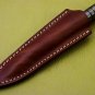 6.5" Damascus Fixed Blade Knife Handmade Tri Dagger Hand Forged Twisted Pattern Kris Blade new 135