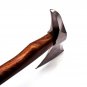17.5" Custom Hand Made Forged Carbon Steel Hunting Axe Fixed Blade with Beautiful Design
