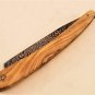 Personalizable 9.0" Handmade Damascus Folding Pocket Custom hand made Blade Straight Razor