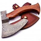 Custom Handmade Damascus Steel Tomahawk Axe Viking Hunting CAMPING AXE Vantage AXE Battle