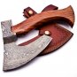 Custom Handmade Damascus Steel Tomahawk Axe Viking Hunting CAMPING AXE Vantage AXE Battle