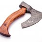 Custom Handmade Damascus Steel Tomahawk Axe Viking Hunting CAMPING AXE Vantage AXE Battle