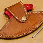 Handmade Damascus Chef Kitchen Ulu Knife Chef Knife Heavy Duty Damascus Handle Koa Wood