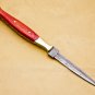 Custom Hand Made Forged Hunter Knife Damascus Steel Boot Throwing Dagger Hunting Knife Bone and