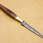 Custom Hand Made Forged Hunter Knife Damascus Steel Boot Throwing Dagger Hunting Knife Bone and