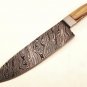 Damascus Chef Knife Vintage Knife Forged Steel Knife Perfect Gift Handcrafted Kitchen