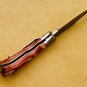 Damascus Steel Folding Pocket Knife Handmade Knife for Men Blade