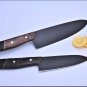 Black Cats 440c stainless steel Black Coated Chef Knives Set Hand Made