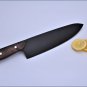 Black Cats 440c stainless steel Black Coated Chef Knives Set Hand Made