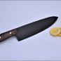 Black Cats 440c stainless steel Black Coated Chef Knives Set Hand Made
