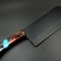 Black Panther 12 Inches Long 7 Inches Blade 18 Ounce 440c stainless steel Black Chef Cleaver Knife