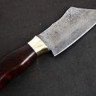 Bao Damascus Cleaver Knife 10 Inches Long 5 Inches Blade 14 Ounce Damascus Chef Cleaver Blade Knife