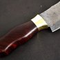 Bao Damascus Cleaver Knife 10 Inches Long 5 Inches Blade 14 Ounce Damascus Chef Cleaver Blade Knife