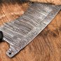 Damascus Blade Cleaver Knife 14.5 Inches Long 9 Inches Blade 18 Chef Cleaver Blade Knife Hand Made