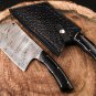 DS Black Panther Damascus Chef Cleaver Blade Knife World Class Knives