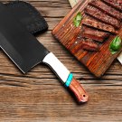 Qinling panda 12 Inches Long 7 Inches Blade 16.5 stainless steel Black Coated butcher Knife