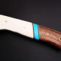 Qinling panda 12 Inches Long 7 Inches Blade 16.5 stainless steel Black Coated butcher Knife