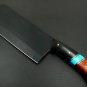 African Buffalo 12 Inches Long 7 Inches Blade 16.5 Ounce 440c stainless steel Black Coated Chef